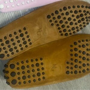 NG Women's Tan Suede Loafers